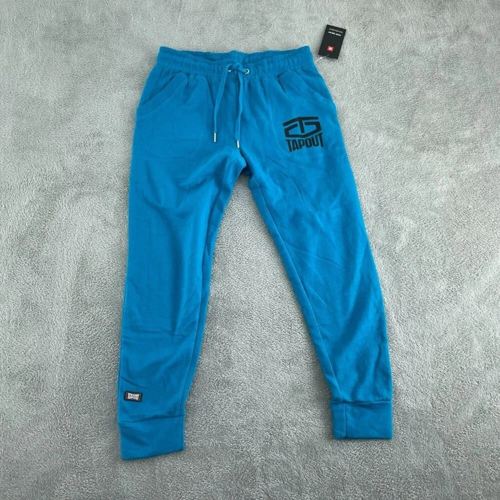 Tapout Womens Blue Jogger Pants Size M Cotton/Polyester  NWT 1807